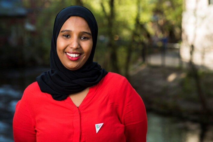 — Det er viktig også at Frelsesarmeen nå får ro til å drive Ensjøtunet, sier bydelspolitiker Marian Hussein (SV). Foto: Marius Nyheim Kristoffersen — Det er viktig også at Frelsesarmeen nå får ro til å drive Ensjøtunet, sier bydelspolitiker Marian Hussein (SV). Foto: Marius Nyheim Kristoffersen