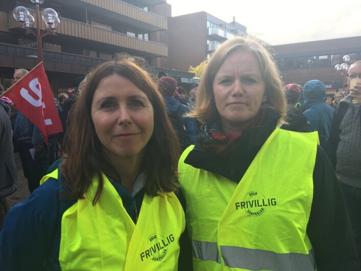 Heidi Marie Kriznik og Kristin Aandal (til h.). Foto: Vegard Velle Heidi Marie Kriznik og Kristin Aandal (til h.). Foto: Vegard Velle