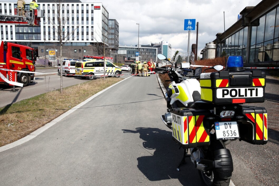 En mopedfører i 40-årene døde etter å ha blitt påkjørt av en lastebil her på Hasle 2. mai i fjor. Foto: Terje Pedersen / NTB scanpix En mopedfører i 40-årene døde etter å ha blitt påkjørt av en lastebil her på Hasle 2. mai i fjor. Foto: Terje Pedersen / NTB scanpix