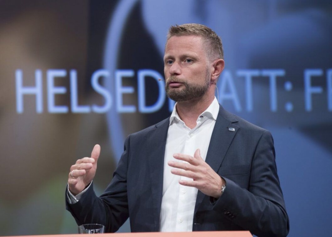 Helseminister Bent Høie mener det rødgrønne byrådet prøver å skyve ansvar over på staten ved å kutte i støtten til Kirkens Bymisjons hiv-tiltak Aksept. Foto: Terje Pedersen / NTB scanpix Helseminister Bent Høie mener det rødgrønne byrådet prøver å skyve ansvar over på staten ved å kutte i støtten til Kirkens Bymisjons hiv-tiltak Aksept. Foto: Terje Pedersen / NTB scanpix