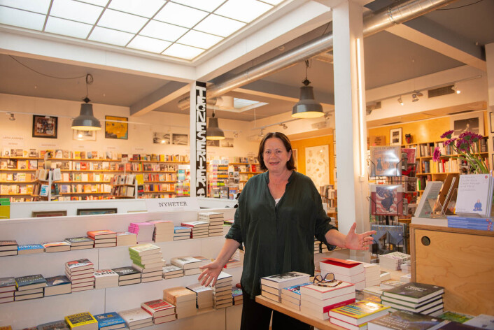 Kundene brenner for ting og er vitebegjærlige, ifølge Eva Stenlund Thorsen. Foto: Hilde Kari Nylund Kundene brenner for ting og er vitebegjærlige, ifølge Eva Stenlund Thorsen. Foto: Hilde Kari Nylund