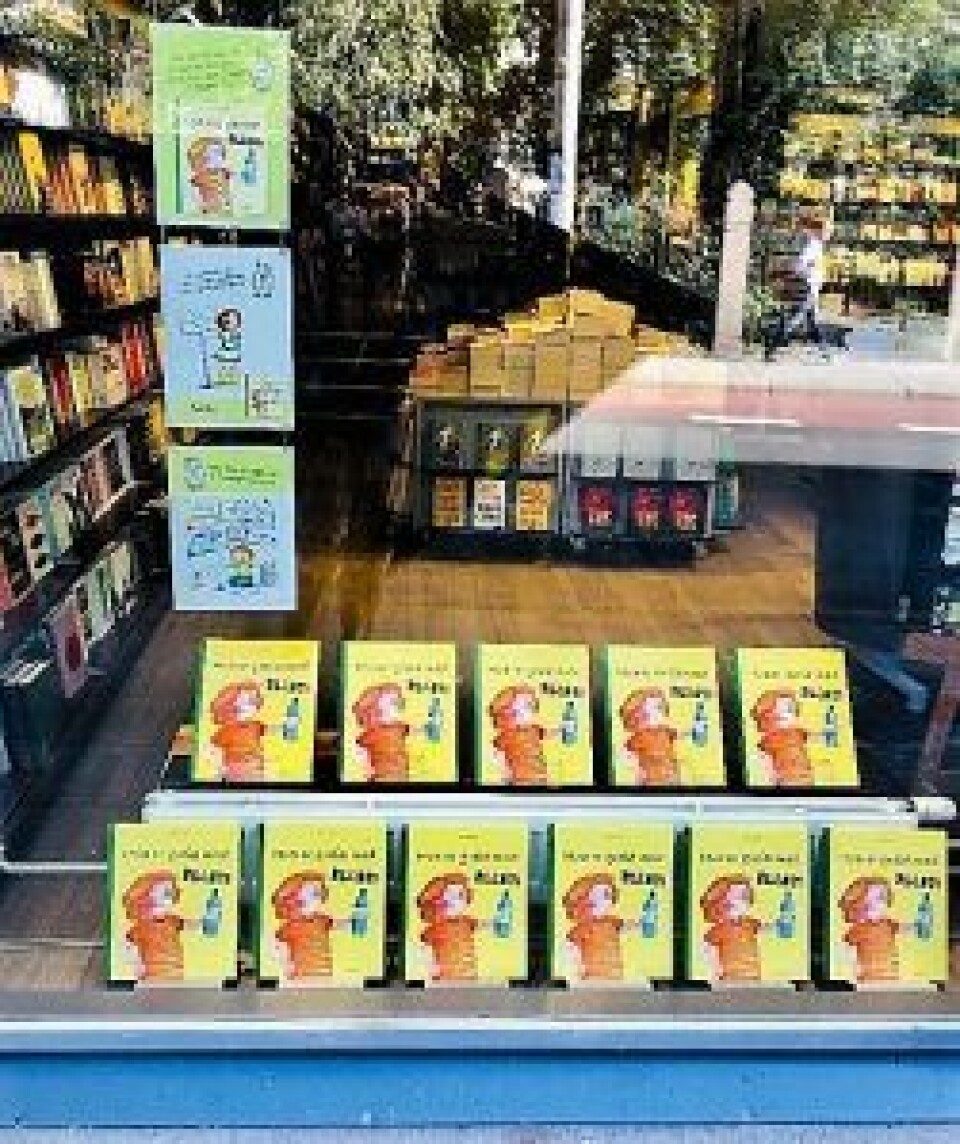 Den største gleden ved å være forfatter, var da bøkene ble stilt ut i vinduene til bokhandlene. Foto: Antonella Durante