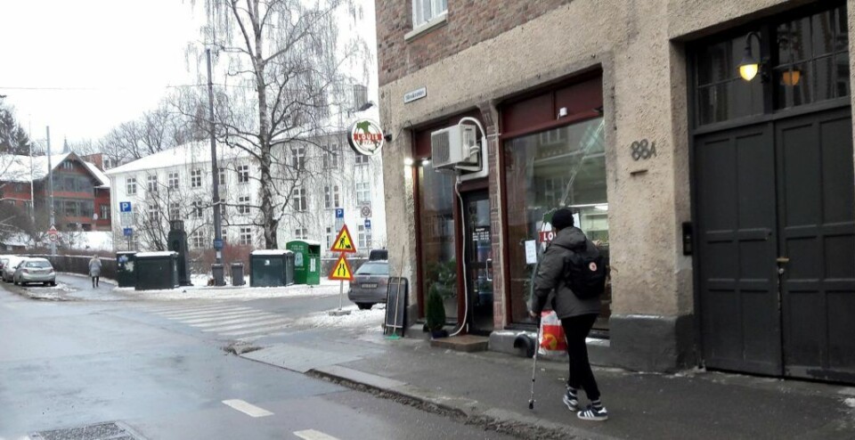 I et tidligere kiosklokale på Adamstuen ligger nabolags-pizzeriaen Louis Pizza. Foto: Anders Høilund