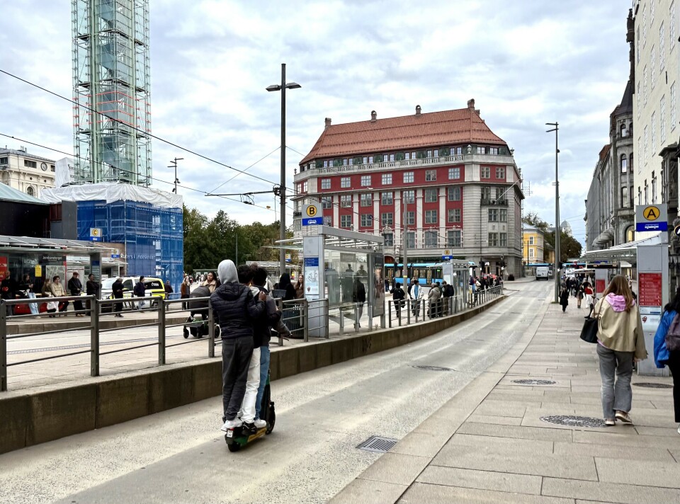 Vil forby sykler på fortauet i sentrum