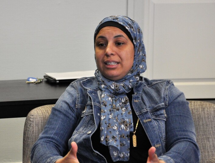 � Det er helt uproblematisk at KIA eies av kristne organisasjoner. Dette handler ikke om religion, men om integrering i det norske samfunnet, sier muslimen og trebarnsmoren Mayada Moussa. Foto: Arnsten Linstad � Det er helt uproblematisk at KIA eies av kristne organisasjoner. Dette handler ikke om religion, men om integrering i det norske samfunnet, sier muslimen og trebarnsmoren Mayada Moussa. Foto: Arnsten Linstad