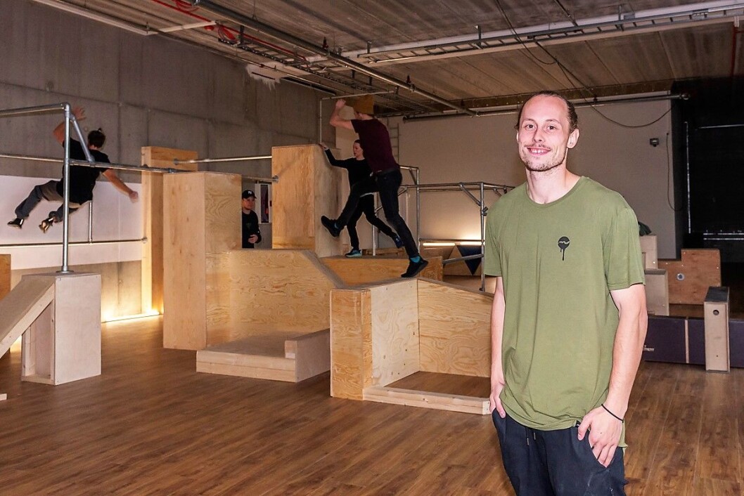 Å drive en parkour park i Oslo har lenge vert Lars Christian Seierstens ambisjon. Nå har Oslo Parkour Park åpnet i Gamlebyen. Foto: Morten Lauveng Jørgensen Å drive en parkour park i Oslo har lenge vert Lars Christian Seierstens ambisjon. Nå har Oslo Parkour Park åpnet i Gamlebyen. Foto: Morten Lauveng Jørgensen