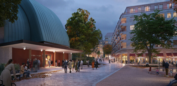 Planlegger 1200 boliger og en bypark på størrelse med St. Hanshaugen: Slik kan NRK-tomten på Marienlyst se ut