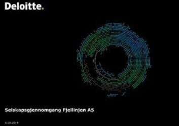 Som en følge av konklusjonene i rapporten fra Deloitte, gikk Fjellinjen-direktøren av i går. Som en følge av konklusjonene i rapporten fra Deloitte, gikk Fjellinjen-direktøren av i går.