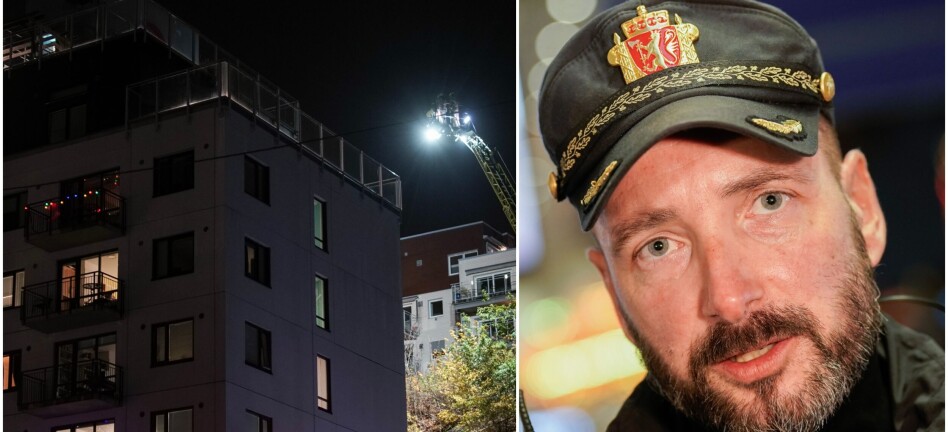 Svært dramatisk for de første politifolkene på stedet: - Fare for at hele blokka kan ryke