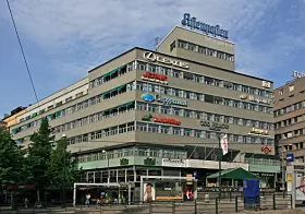Odd Fellow-gården i Stortingsgata 28, slik den så ut før oppussingen.