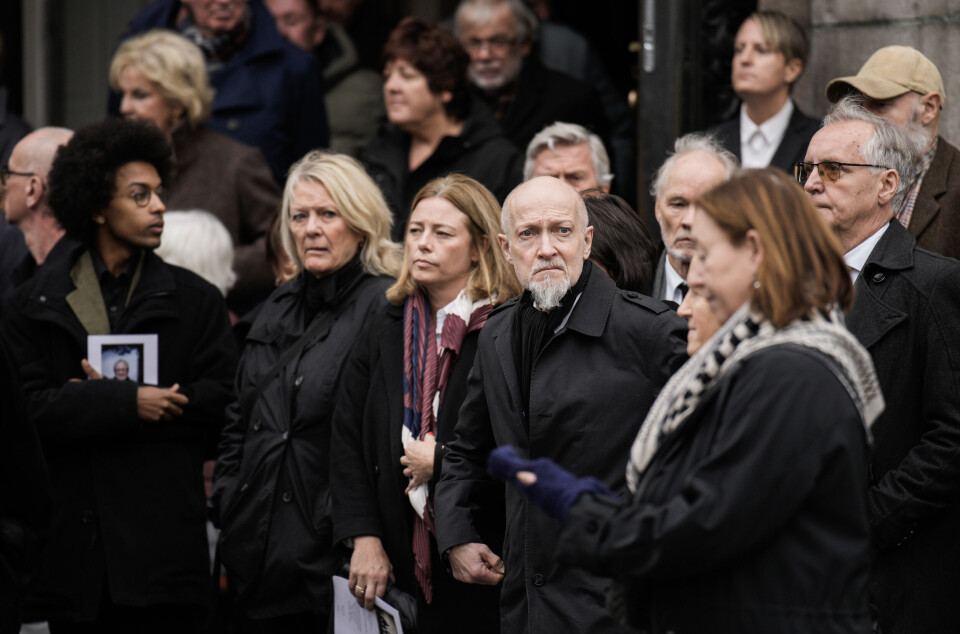 Kjendisene strømmet til begravelsen: – Ingen som møtte ham, forble upåvirket