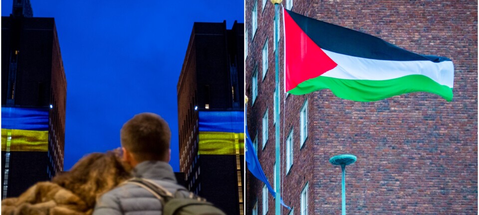 Igjen er det duket for flaggstrid i Rådhuset: Foreslår palestinsk flagging også i år