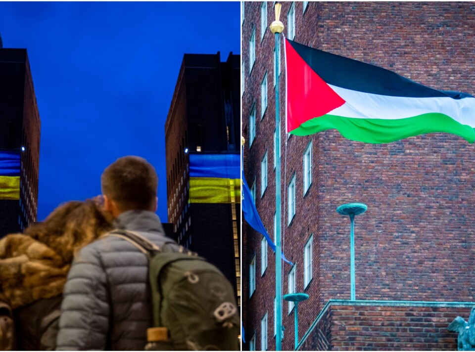 Igjen er det duket for flaggstrid i Rådhuset: Foreslår palestinsk flagging også i år