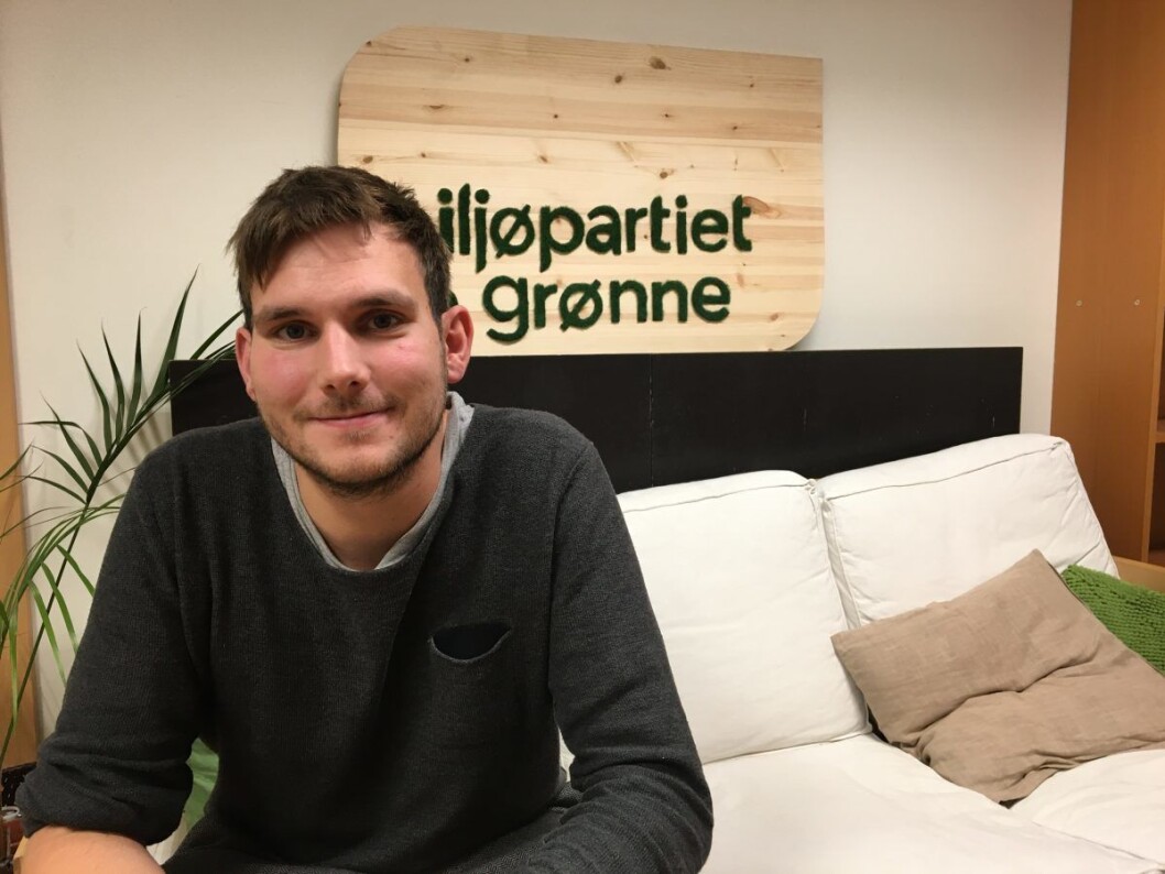Teodor Bruu er opptatt av grønn politikk også handler om solidaritet med medmennesker Foto: Vegard Velle Teodor Bruu er opptatt av grønn politikk også handler om solidaritet med medmennesker Foto: Vegard Velle