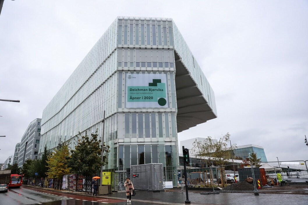 Til våren kan oslofolket innta sitt nye hovedbibliotek. Foto: André Kjernsli Til våren kan oslofolket innta sitt nye hovedbibliotek. Foto: André Kjernsli