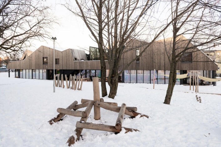 Nordtvet gård barnehage er blitt lekent og godt tilpasset lokalområdet, mener juryen. Foto: Finn Ståle Felberg Nordtvet gård barnehage er blitt lekent og godt tilpasset lokalområdet, mener juryen. Foto: Finn Ståle Felberg