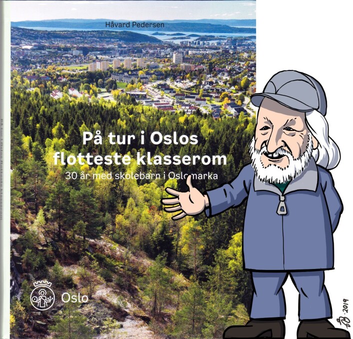 Bokomslag med Håvard Pedersen. Tegning av Åsmund Berge. Bokomslag med Håvard Pedersen. Tegning av Åsmund Berge.