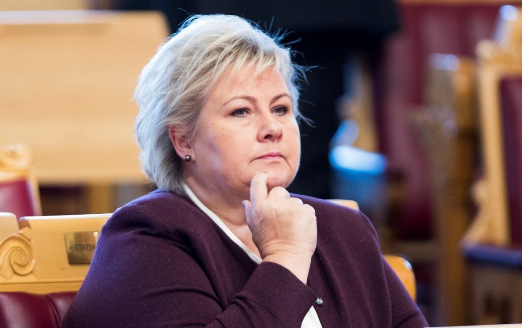� Regjeringen må bli flinkere til å hente faglig ekspertise fra miljøer utenfor hovedstadsregionen, sier statsminister Erna Solberg (H). Foto: Terje Pedersen / NTB scanpix � Regjeringen må bli flinkere til å hente faglig ekspertise fra miljøer utenfor hovedstadsregionen, sier statsminister Erna Solberg (H). Foto: Terje Pedersen / NTB scanpix