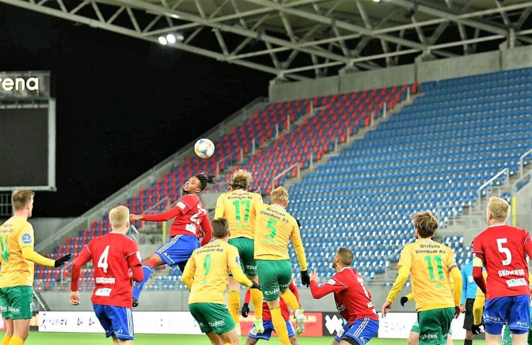 Skeid ledet nesten helt inn mot Ull/Kisa, men det er tilsynelatende helt umulig å vinne en kamp på Intility arena. Foto: Anders Vindegg Skeid ledet nesten helt inn mot Ull/Kisa, men det er tilsynelatende helt umulig å vinne en kamp på Intility arena. Foto: Anders Vindegg