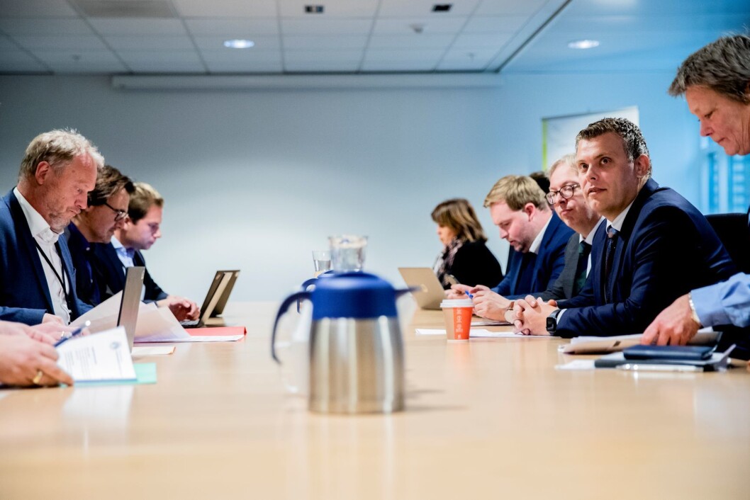 Byrådslederen i Oslo, Raymond Johansen, justis- og innvandringsminister Jøran Kallmyr (FrP) og politimester i Oslo, Beate Gangås (til v) vil diskutere voldshelgen. Foto: Stian Lysberg Solum / NTB scanpix Byrådslederen i Oslo, Raymond Johansen, justis- og innvandringsminister Jøran Kallmyr (FrP) og politimester i Oslo, Beate Gangås (til v) vil diskutere voldshelgen. Foto: Stian Lysberg Solum / NTB scanpix