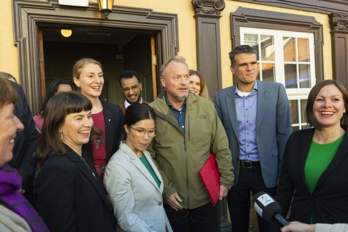 Byrådserklæringen inneholder over 300 grep som skal støtte opp under de nye Oslo-målene. Foto. Morten Lauveng Jørgensen Byrådserklæringen inneholder over 300 grep som skal støtte opp under de nye Oslo-målene. Foto. Morten Lauveng Jørgensen