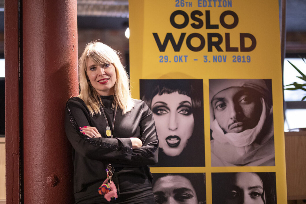 Alexandra Archetti Stølen leder den 26. versjonen av Oslo World. I år med flere kvinnelige artister enn noensinne. Foto: Olav Helland Alexandra Archetti Stølen leder den 26. versjonen av Oslo World. I år med flere kvinnelige artister enn noensinne. Foto: Olav Helland