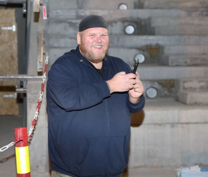 – Et fantastisk initiativ fra Kultur- og idrettsbygg overfor oss supportere, mener Dolph Fredrik Lillehagen Andersen. Foto: Atle Enersen – Et fantastisk initiativ fra Kultur- og idrettsbygg overfor oss supportere, mener Dolph Fredrik Lillehagen Andersen. Foto: Atle Enersen