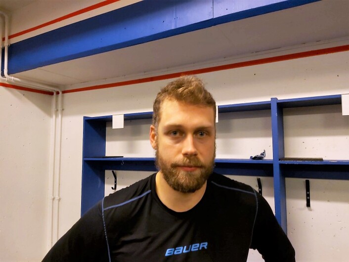 Kalle Ekelund var kampens beste spiller i dag. Foto: André Kjernsli Kalle Ekelund var kampens beste spiller i dag. Foto: André Kjernsli