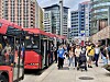 Ruter rushtid busser Jernbanetorget kollektivtrafikk
