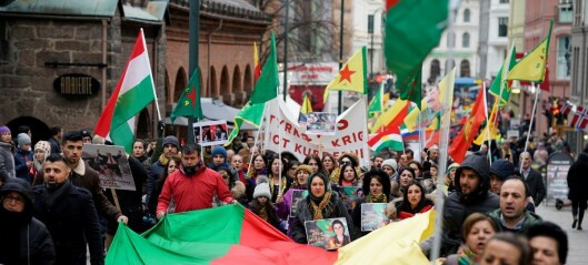 Nye demonstrasjoner mot Tyrkia på Youngstorget. Men alt skal ha gått rolig for seg