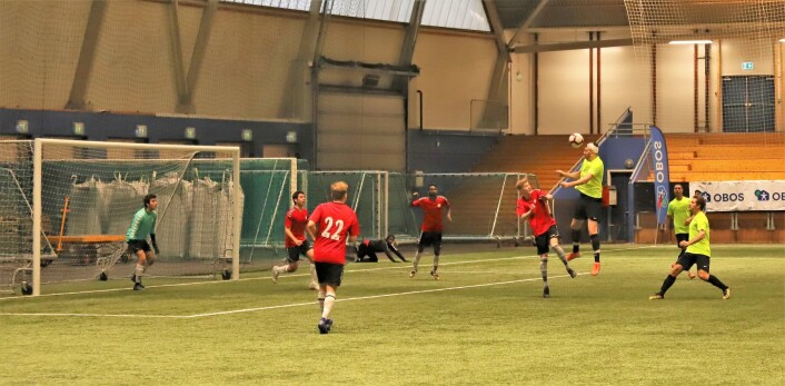 Gamle Oslo fotballklubb hoppet høyere og sparket hardere enn forventet. Foto: Arvid Sivertsen Gamle Oslo fotballklubb hoppet høyere og sparket hardere enn forventet. Foto: Arvid Sivertsen