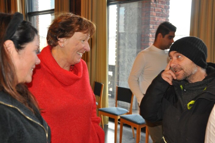 Ordfører Marianne Borgen (SV) har møtt Lars Johan Mortensen tidligere. Borgen delte ut pris da Bijobben vant NM i honning tidligere i høst. Foto: Arnsten Linstad Ordfører Marianne Borgen (SV) har møtt Lars Johan Mortensen tidligere. Borgen delte ut pris da Bijobben vant NM i honning tidligere i høst. Foto: Arnsten Linstad