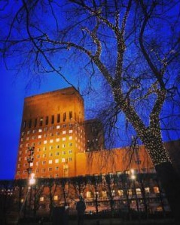 Julestemning på Rådhuset. Foto: Rådhusets forvaltningstjeneste Julestemning på Rådhuset. Foto: Rådhusets forvaltningstjeneste