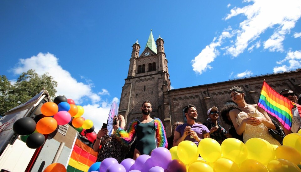 Før årets Pride møttes mange og spiste frokost i Grønland kirke. Kirken er en av flere på listen til Skeivt Kristent Nettverk over trygge kirker for skeive i Oslo.