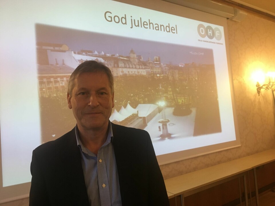 Handelsdirektør Bjørn Næss ser optimistisk frem mot tida frem til jul. Foto: Vegard Velle
