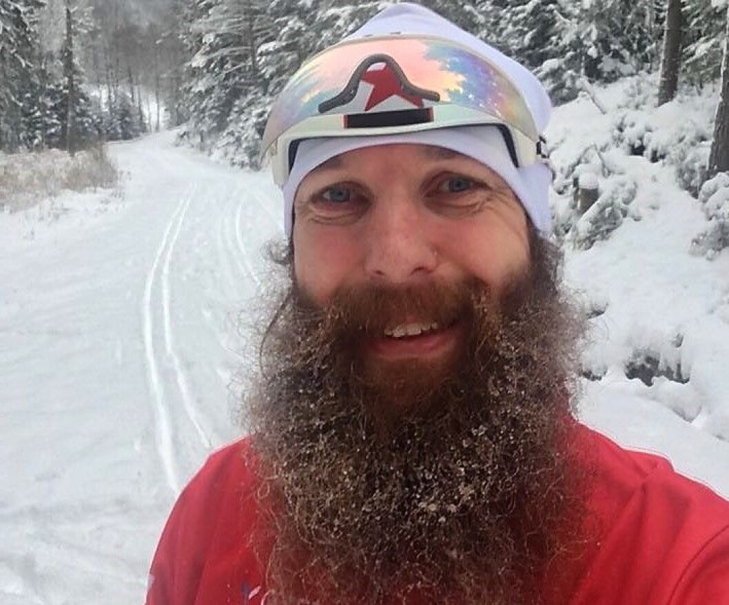 Atle Rømo var raskt på plass i skiløypa i Lillomarka. Kom dere ut på ski, det er gode forhold, forteller han. Foto: Atle Rømo Atle Rømo var raskt på plass i skiløypa i Lillomarka. Kom dere ut på ski, det er gode forhold, forteller han. Foto: Atle Rømo