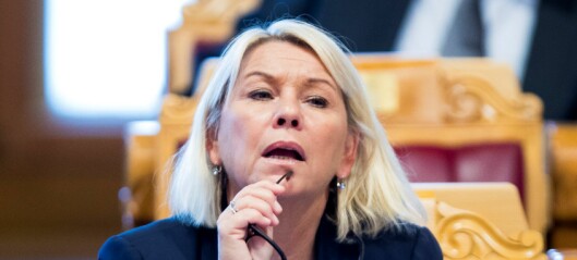 Kommunalminister Monica Mæland: Ingen grunn til å vurdere riving av Y-blokka på nytt