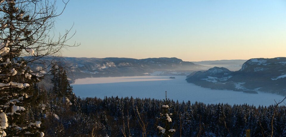 Fra denne sjøen ved Sollihøgda, skal drikkevannet fraktes i rør til Oslo. Foto: Siri Spjelkavik / Wikipedia