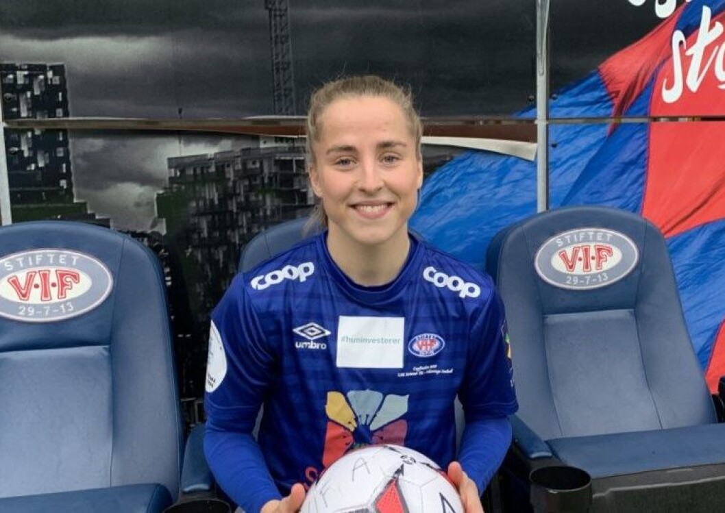 � Jeg har veldig tro på at Vålerenga er rett sted til rett tid for meg nå det, sier Sigrid Heien-Hansen. Foto: Vålerenga fotball damer � Jeg har veldig tro på at Vålerenga er rett sted til rett tid for meg nå det, sier Sigrid Heien-Hansen. Foto: Vålerenga fotball damer