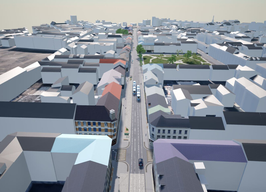 Gjør deg klar for fase 2 av arbeidet i Thorvald Meyers gate. Illustrasjon: Bymiljøetaten Gjør deg klar for fase 2 av arbeidet i Thorvald Meyers gate. Illustrasjon: Bymiljøetaten