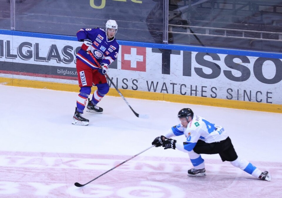 Andreas Stene i angrep mot Narvik tidligere i sesongen. Foto: Atle Enersen