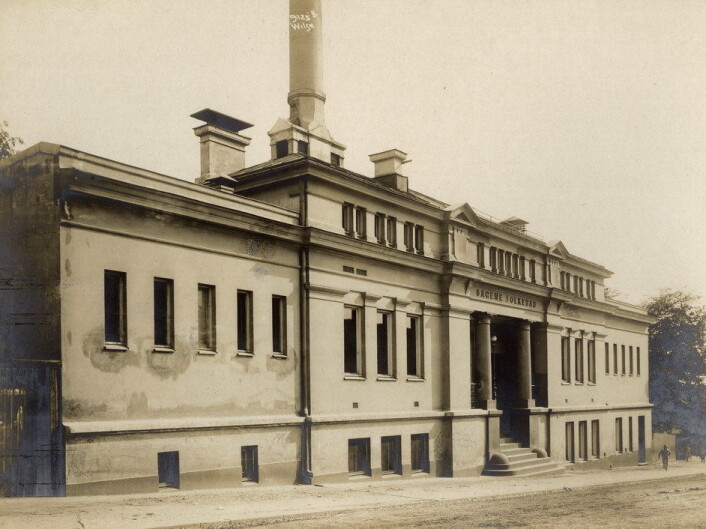 Sagene bad før 1924. Foto: Anders Beer Wilse / Oslo byarkiv Sagene bad før 1924. Foto: Anders Beer Wilse / Oslo byarkiv