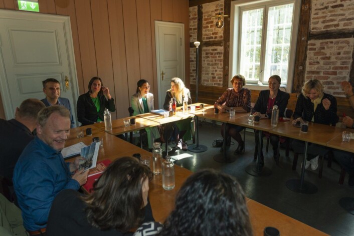 Byrådsforhandlingene til dagens byråd foregikk på den historiske Mangelsgården. Foto. Morten Lauveng Jørgensen Byrådsforhandlingene til dagens byråd foregikk på den historiske Mangelsgården. Foto. Morten Lauveng Jørgensen