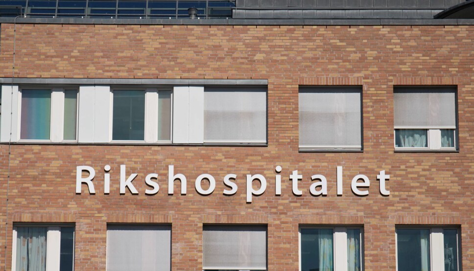 Nå er også en av de ansatte på Rikshospitalet smittet av korona-viruset. Foto: Fredrik Hagen / NTB scanpix