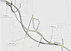 Røatunnel Det lange tunnelalternativet K3-3 er 1035 meter langt. Illustrasjon: Oslo kommune