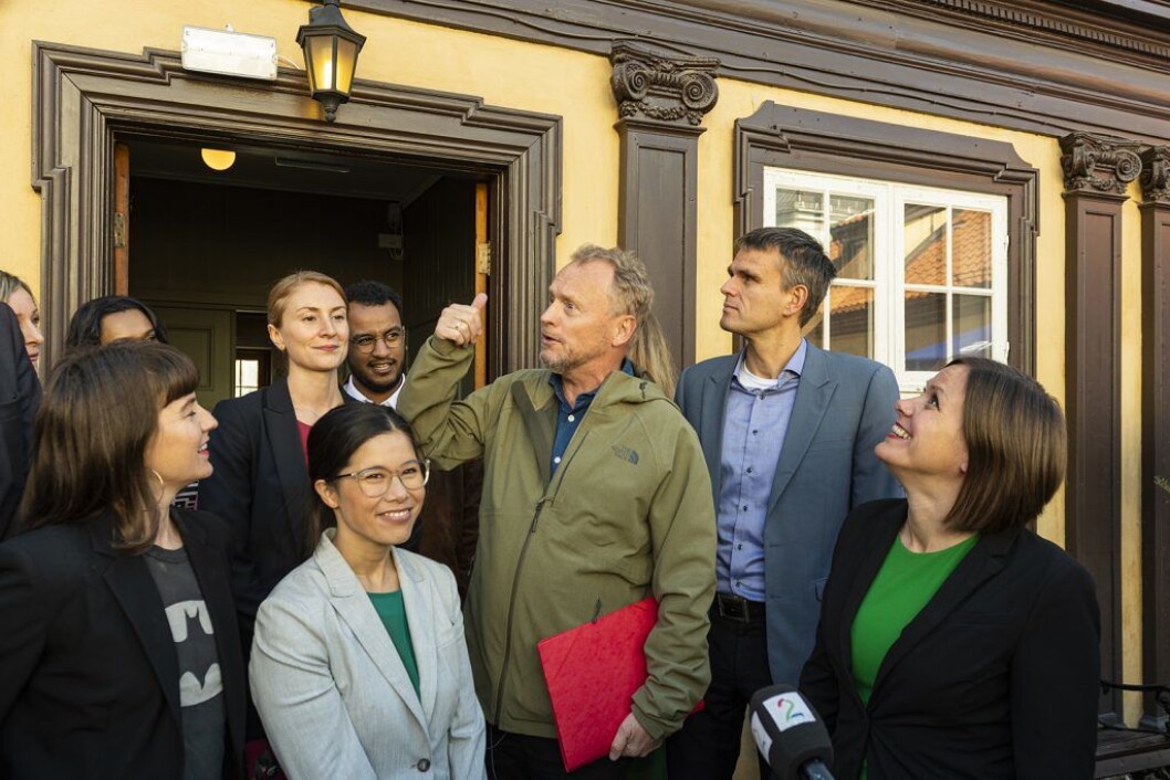 Rødt sikrer at byrådsleder Raymond Johansen og resten av det rødgrønne Ap/MDG/SV-byrådet får bystyreflertall for hovedtrekkene i det opprinnelige budsjettforslaget. Foto: Morten Lauveng Jørgensen Rødt sikrer at byrådsleder Raymond Johansen og resten av det rødgrønne Ap/MDG/SV-byrådet får bystyreflertall for hovedtrekkene i det opprinnelige budsjettforslaget. Foto: Morten Lauveng Jørgensen