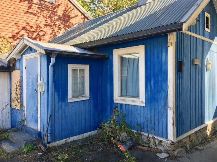 Øyvind Austenaa vil ikke gå nærmere inn på hva det blå huset skal brukes til i fremtiden. Foto: André Kjernsli Øyvind Austenaa vil ikke gå nærmere inn på hva det blå huset skal brukes til i fremtiden. Foto: André Kjernsli