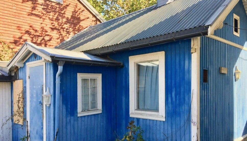 Nå har eieren av det blå vernede huset i Hasleveien 6 søkt om rivningstillatelse. — Dette er spekulativt forfall, sier Fortidsminneforeningen