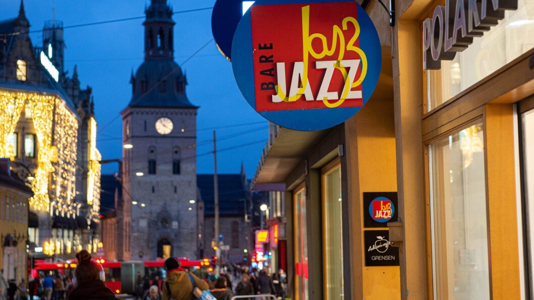 Bare Jazz byr på god stemning noen få trinn inn fra travle Grensen. Foto: Hilde Kari Nylund Bare Jazz byr på god stemning noen få trinn inn fra travle Grensen. Foto: Hilde Kari Nylund