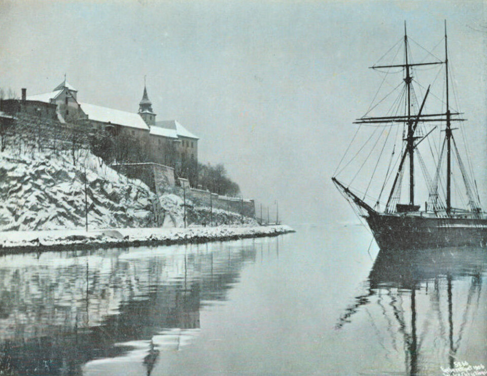 Akershus / De to gamle, 1902. Foto. Anders B. Wilse